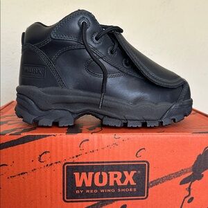 Red Wing WORX 5601 Metatarsal Guard Electric Hazard Work Boots Size 4 m 5.5 wmns